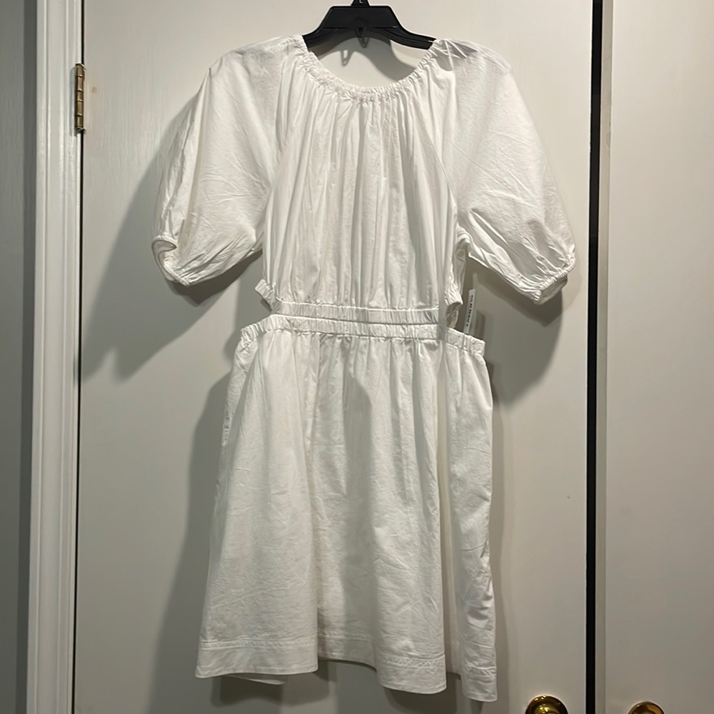 Old Navy white Side Cutout Dress